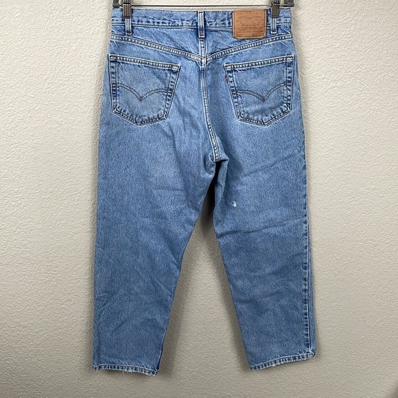 Vintage Levis 550 Relaxed Fit Jeans Rigid Denim Sz 34x29 - Picture 3 of 16